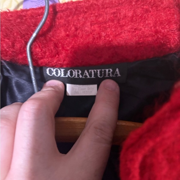 Vintage Coloratura Colorful Patchwork Long Coat - Picture 7 of 12